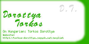 dorottya torkos business card